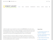 Tablet Screenshot of firstlightinc.com